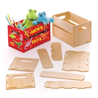 Mini Wooden Crate Kits (Pack of 2) Craft Blanks & Bases
