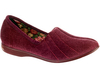 Audrey Velour Ladies&8217; Slippers,  Heather,  Size 7,  Rubber