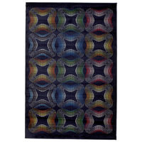 Mult-Coloured Contemporary Patterned Egyptian Made Heatset Rug