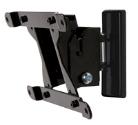 B-Tech BT7524 (BT-7524) Flat Screen Wall Mount With Tilt And Swivel For Screens Up To 32 Inches, Simple ‘hook-on’ installation with all mounting hardware included