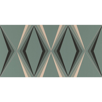 W/H Deco Diamond Enamel Green 50-254