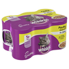 Whiskas 1+ Can Poultry Selection 351-500G x6 JellyPoultry