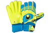 Eliminator Supersoft Rollfinger Goalkeeper Gloves Cyan/Fluo Yellow/Black