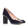 Moda in Pelle Cabo Navy Heeled Day Shoes