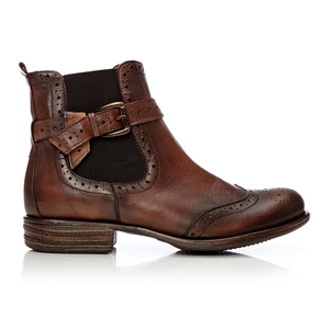 Moda in Pelle Calisi Tan Low Casual Short Boots