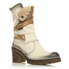 Moda in Pelle Corbin White Casual Mid Calf Boots