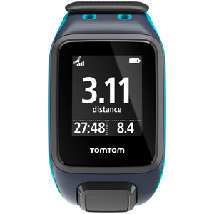 TomTom Runner 2 Cardio Large Heart Rate Monitor - Blue