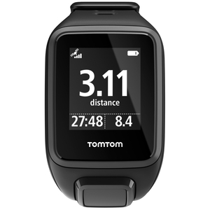 TomTom Runner 2 Cardio Music Small Heart Rate Monitor - Black