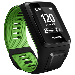 TomTom Runner 3 Cardio Music Small Heart Rate Monitor - Black/Green