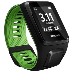 TomTom Runner 3 Small GPS Sports Watch - Black/Green