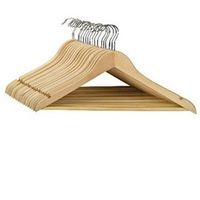 Natural Wooden Coat Hangers (pack of 10) - Return