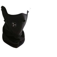 Neoprene Neck and Face Mask in Black New