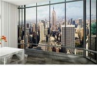 New York Skyline Mural Wallpaper - Return