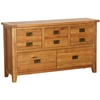 Vancouver Oak Petite 5 (2+3) Drawer Dresser Chest