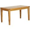 Vancouver Oak Petite Rectangular Cafe Dining Table - 1400 x 750mm