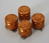 PS3 PS2 Orange Metal Controller Bullet Buttons - Orange Bullet Button Mod