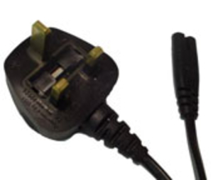 PS3 Replacement Figure 8 Power Cable - PS3 Power Lead