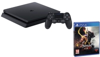 Sony PS4 500GB - Black with Nioh 2