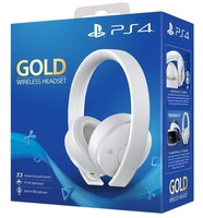 Sony PS4 Gold Wireless Stereo White Headset