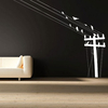 Telegraph Pole Birds Wall Stickers