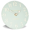 Thomas Kent Arabic Duck Egg Mantel Clock - 6 Inch