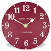 Thomas Kent Arabic Red Mantel Clock - 6 Inch
