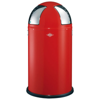 Wesco Push-Two Recycling Bin - Red
