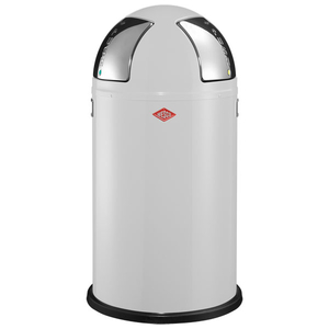 Wesco Push-Two Recycling Bin - White
