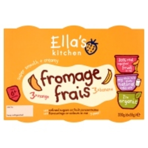 Ellas Kitchen Fromage Frais 3 Mango & Banana From 6 Months 6x55g