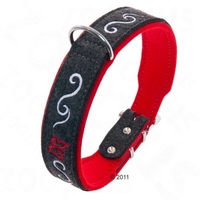 Karlie Nature Felt Dog Collar - Size 50 40 - 44 cm neck circumference 35 mm wide
