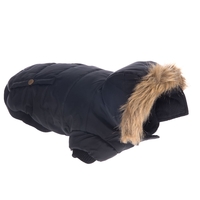 Milan Dog Coat - Black - approx. 35cm Back Length