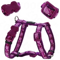 Red Dingo Dog Harness Breezy Love Purple - Size M 40 - 67 cm chest circumference