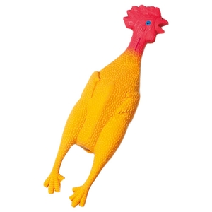 Rubber Chicken Dog Toy - 1 Toy