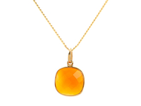 Carnelian 18 Karat Gold Vermeil Necklace