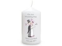 Cartoon Couple Candle