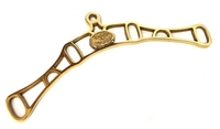 Brass Victorian Kitchen Maidandreg; Single Clothes Airer End