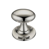 Chelsea Oval Door Knobs - Polished Nickel