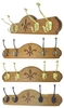 Coat Hook Board - Walnut Finish