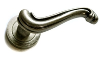 Colchester Lever Door Handle - Distressed Silver Finish