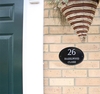 Contemporary Oval Bespoke House Name Sign