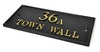 Contemporary Rectangle House Name Sign