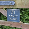 Contemporary Square Bespoke House Name Sign