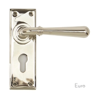 Newbury Door Handle - Polished Nickel