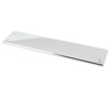 Period Art Deco Finger Plate - Polished Chrome