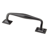 Period Art Deco Pull Handle - Aged Bronze