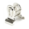 Period Euro Door Pull with Back-To-Back Fixings - Polished Nickel