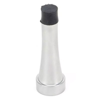 Period Projection Door Stop - Satin Chrome