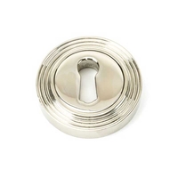 Polished Nickel Beehive Round Escutcheon