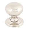 Polished Nickel Mushroom Cabinet Knob