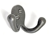 Porthos Double Loop Coat Hook - Lacquer Finish